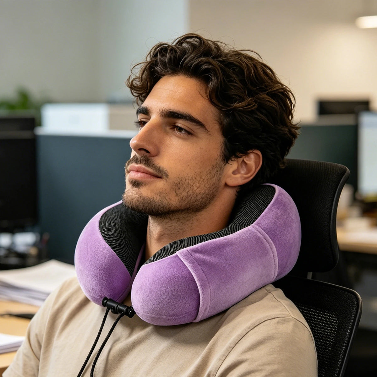 Almohada Cervical de Viaje | Soporte Ergonómico en Memory Foam