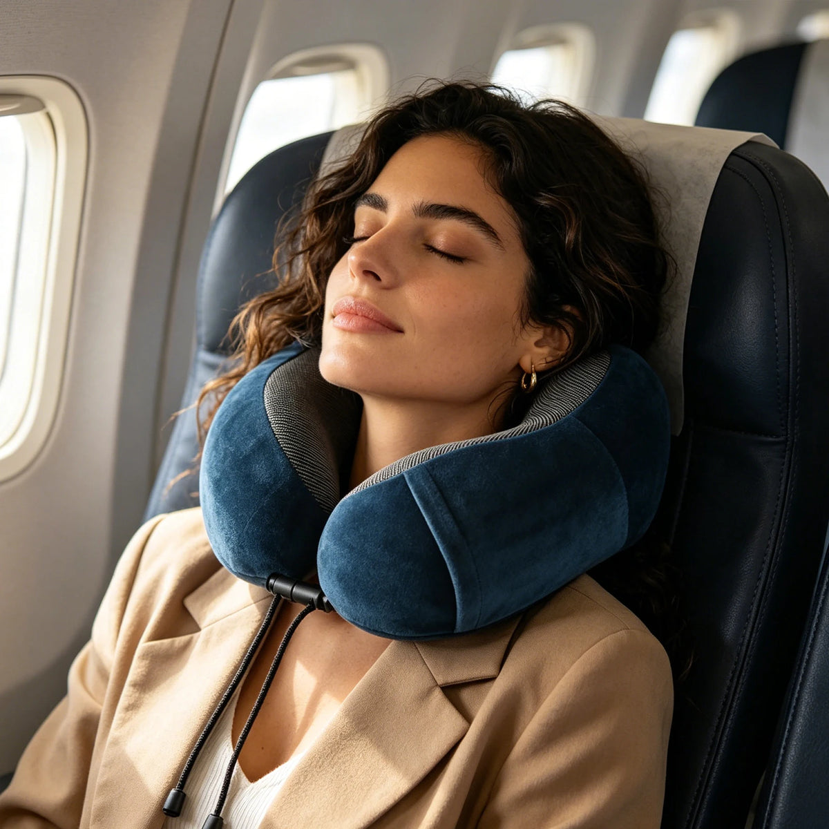 Almohada Cervical de Viaje | Soporte Ergonómico en Memory Foam