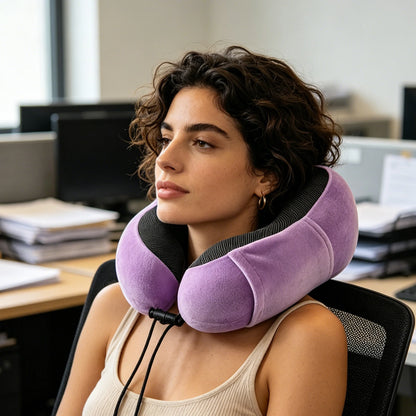 Almohada Cervical de Viaje | Soporte Ergonómico en Memory Foam