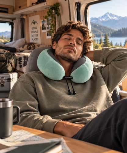 Almohada Cervical de Viaje | Soporte Ergonómico en Memory Foam