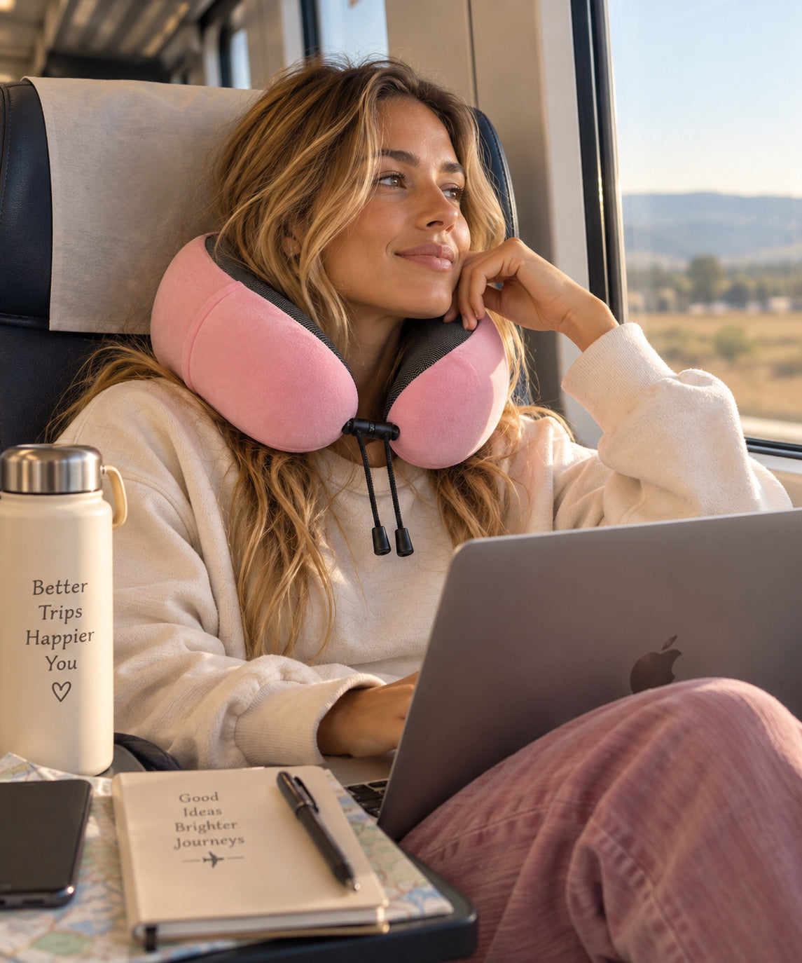 Almohada Cervical de Viaje | Soporte Ergonómico en Memory Foam