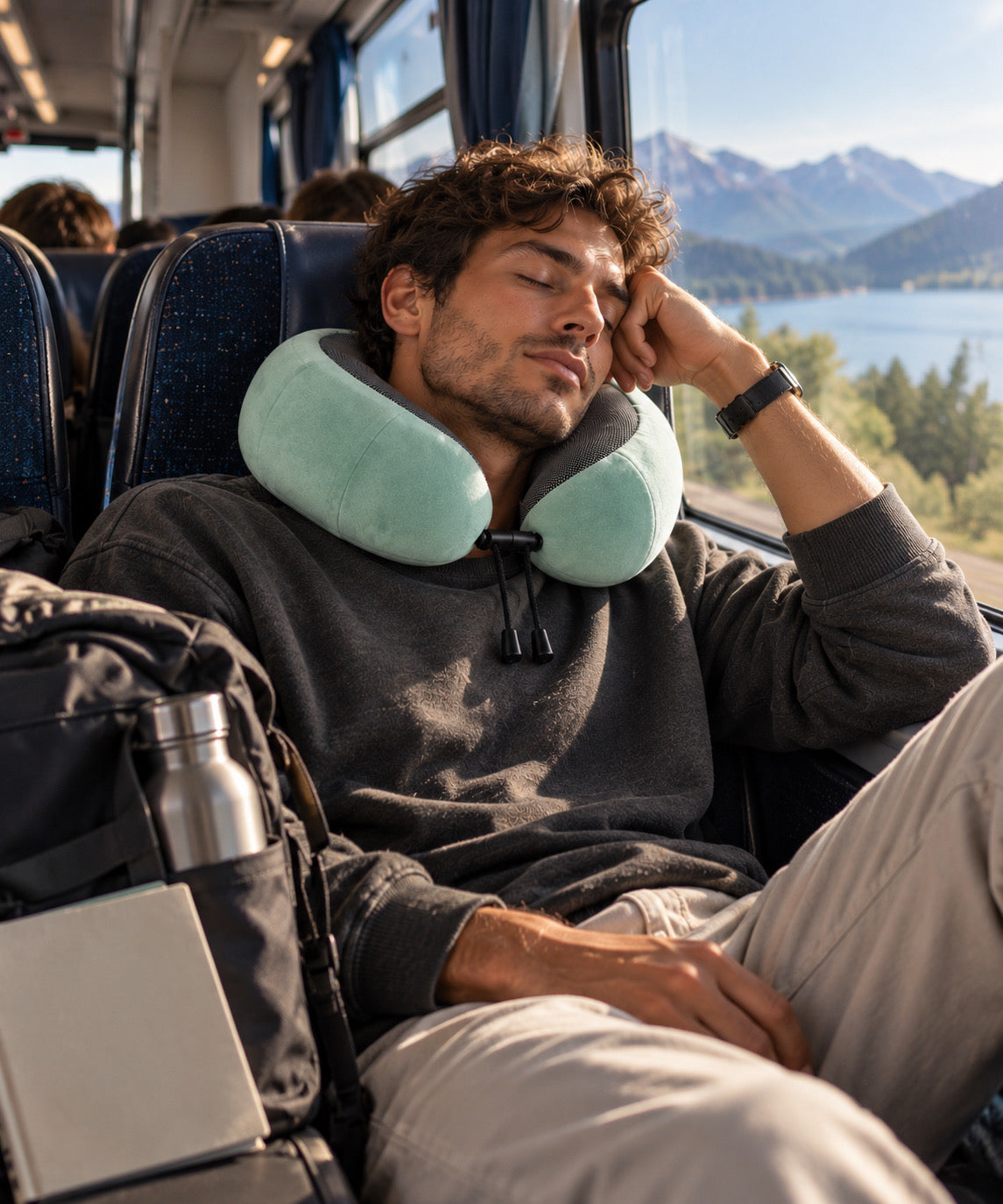 Almohada Cervical de Viaje | Soporte Ergonómico en Memory Foam