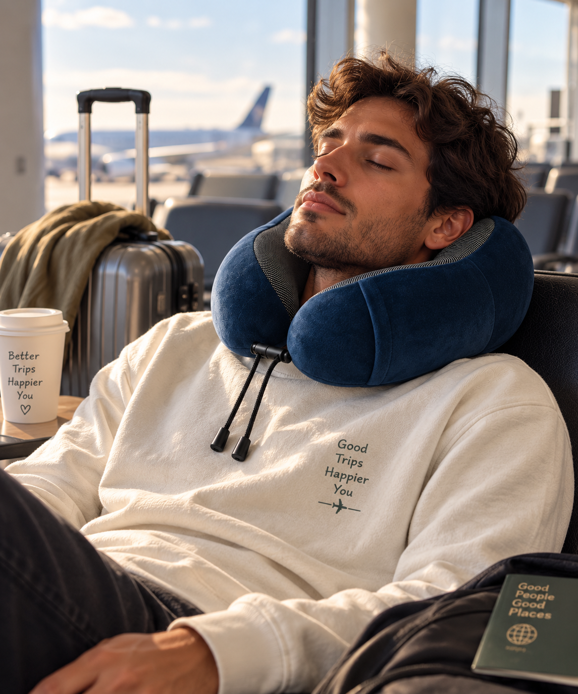 Almohada Cervical de Viaje | Soporte Ergonómico en Memory Foam