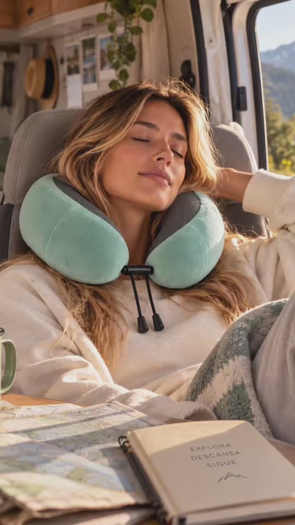 Almohada Cervical de Viaje | Soporte Ergonómico en Memory Foam